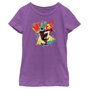 Girl's Spider-Man: Across the Spider-Verse Miles Morales Colorful Logo T-Shirt