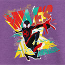 Girl's Spider-Man: Across the Spider-Verse Miles Morales Colorful Logo T-Shirt