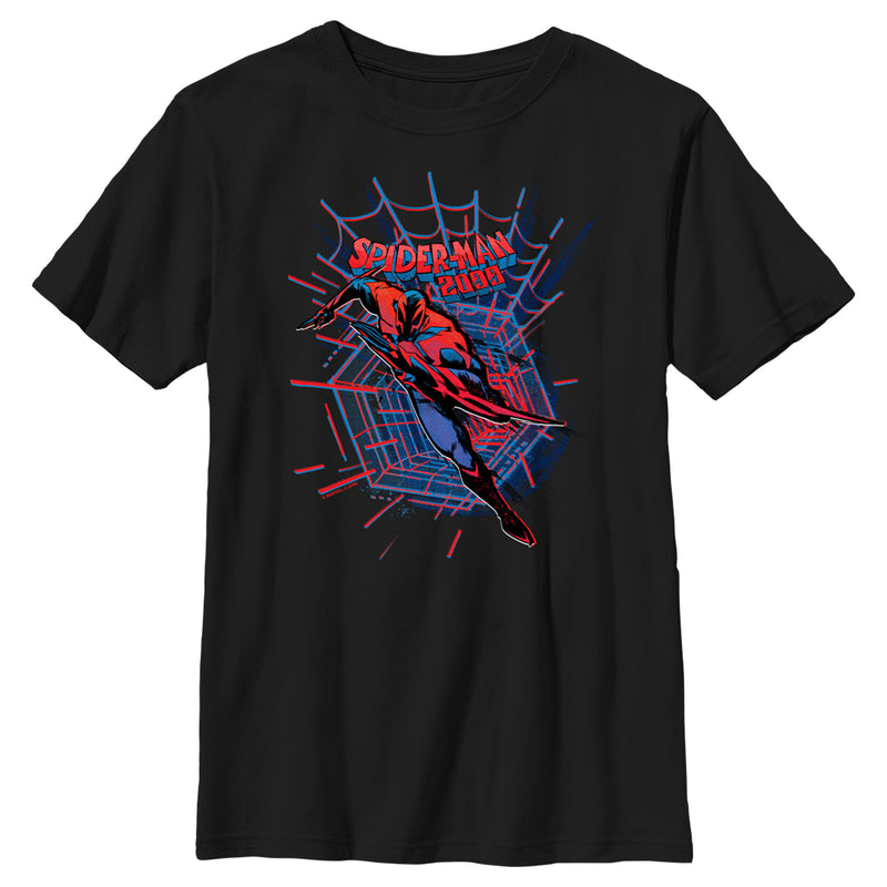 Boy's Spider-Man: Across the Spider-Verse 2099 Spider-Man Logo T-Shirt