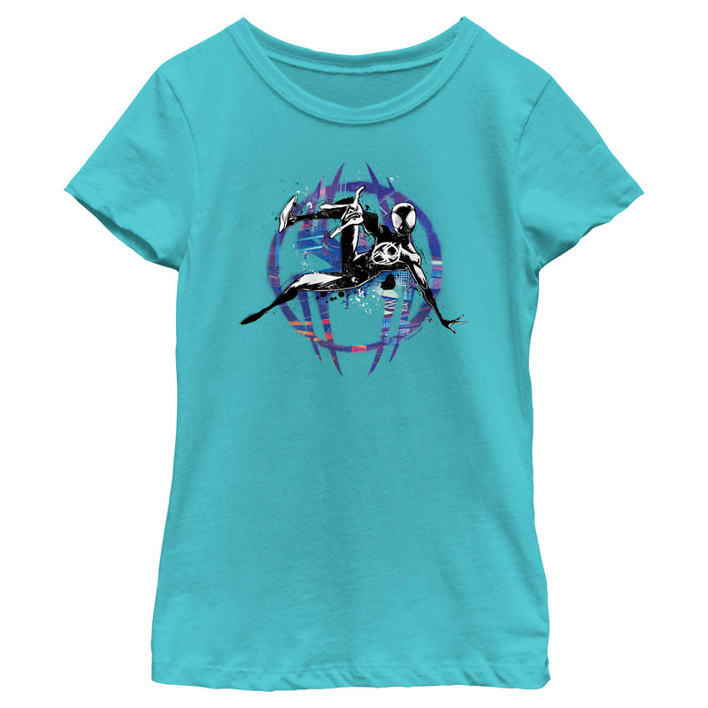 Girl's Spider-Man: Across the Spider-Verse Miles Morales Logo T-Shirt