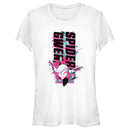 Junior's Spider-Man: Across the Spider-Verse Spider Gwen Paint Splatter T-Shirt