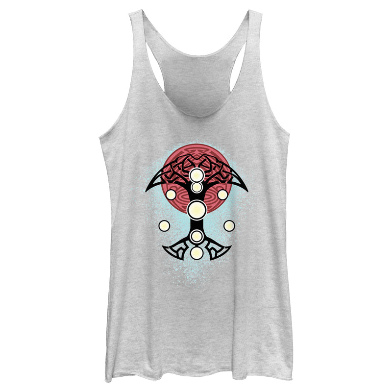 Women's Marvel: Thor: Love and Thunder Nine Realms Geometric Costume Racerback Tank Top