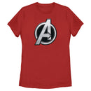 Women's The Marvels Silver Avengers Logo T-Shirt