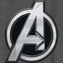 Boy's The Marvels Silver Avengers Logo T-Shirt