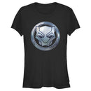 Junior's Black Panther: Wakanda Forever Metallic Panther Icon T-Shirt