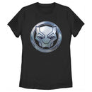 Women's Black Panther: Wakanda Forever Metallic Panther Icon T-Shirt