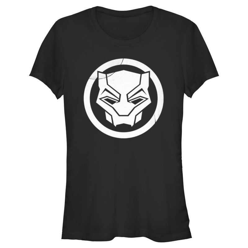 Junior's Black Panther: Wakanda Forever White Panther Icon T-Shirt