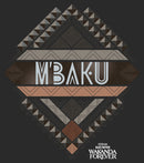 Men's Black Panther: Wakanda Forever M'Baku Ornate Logo T-Shirt