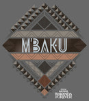 Junior's Black Panther: Wakanda Forever M'Baku Ornate Logo T-Shirt