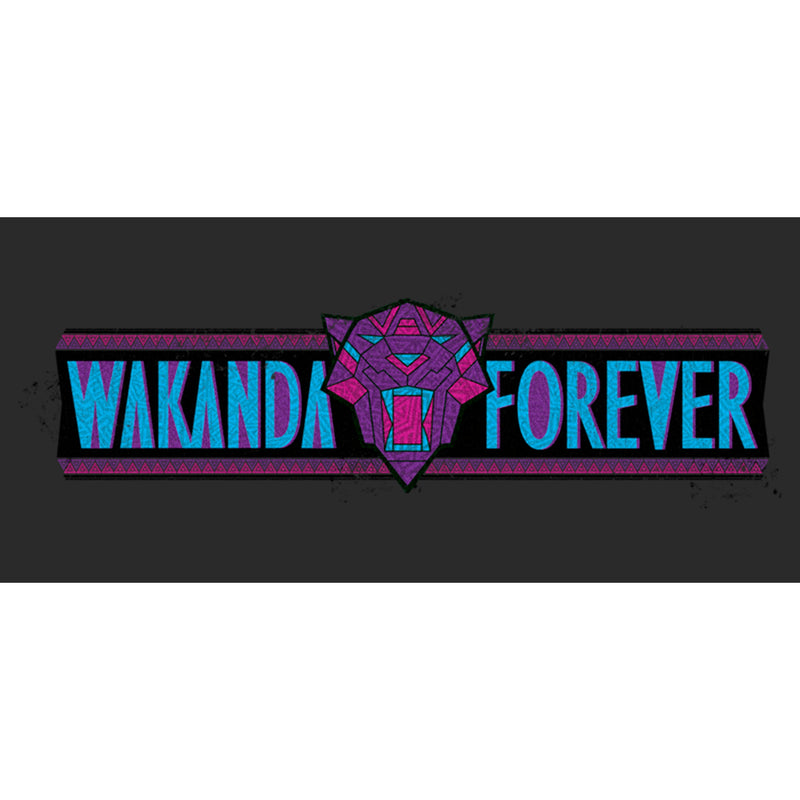 Men's Black Panther: Wakanda Forever Logo Banner T-Shirt