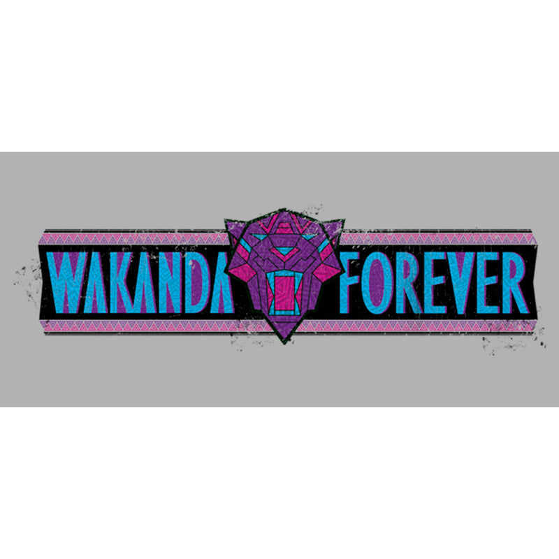 Boy's Black Panther: Wakanda Forever Logo Banner T-Shirt