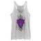 Women's Black Panther: Wakanda Forever Geometric Black Panther Icon Scratch Racerback Tank Top