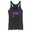 Women's Black Panther: Wakanda Forever Neon Symbols Racerback Tank Top