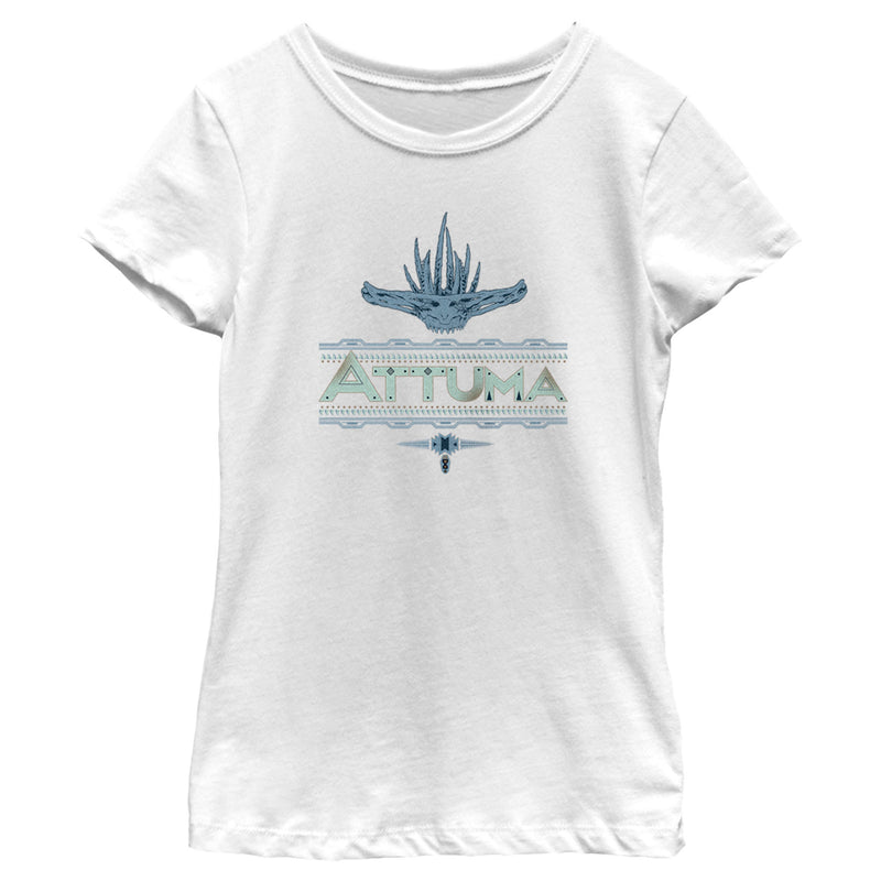 Girl's Black Panther: Wakanda Forever Attuma Logo T-Shirt