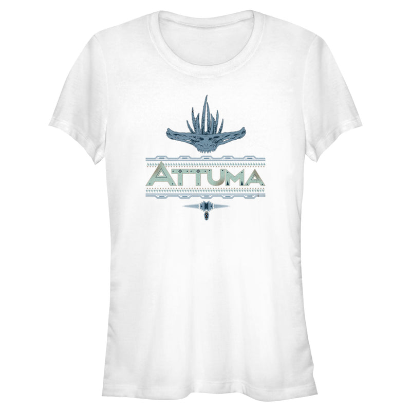 Junior's Black Panther: Wakanda Forever Attuma Logo T-Shirt