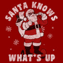 Women's Lost Gods Santa Knows What’s Up T-Shirt