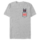 Men's Lost Gods Cat Dad Faux Pocket T-Shirt