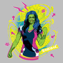 Women's She-Hulk: Attorney at Law Real Life Vs Cartoon T-Shirt