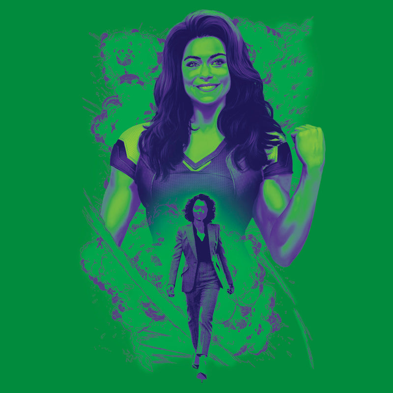 Men's She-Hulk: Attorney at Law Explosion of Willpower T-Shirt