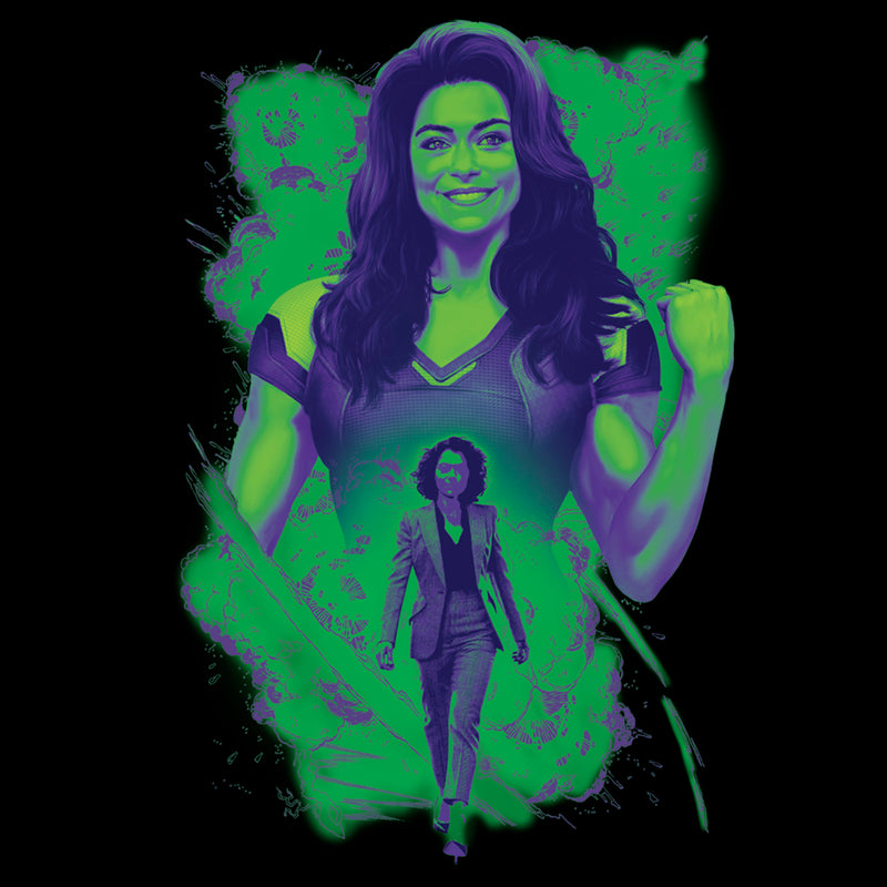 Women's She-Hulk: Attorney at Law Explosion of Willpower T-Shirt