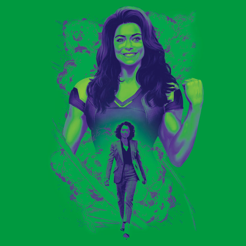 Junior's She-Hulk: Attorney at Law Explosion of Willpower T-Shirt