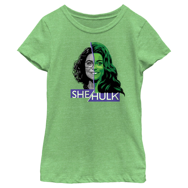 Girl's She-Hulk: Attorney at Law Half Lawyer Half Hero T-Shirt