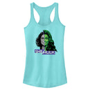 Junior's She-Hulk: Attorney at Law Half Lawyer Half Hero Racerback Tank Top