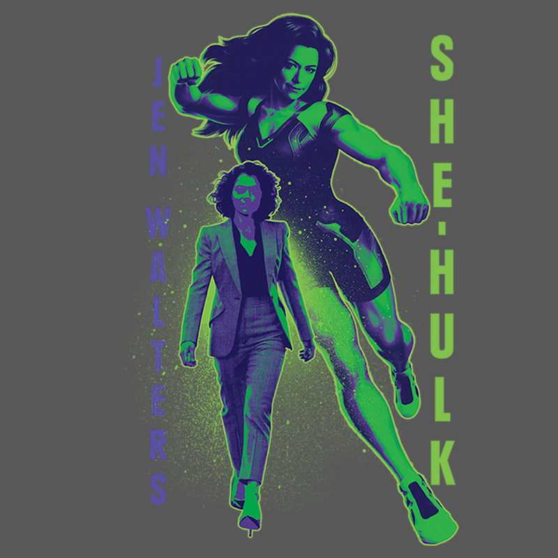 Girl's She-Hulk: Attorney at Law Brains and Muscles T-Shirt