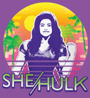 Girl's She-Hulk: Attorney at Law Sun & Muscles T-Shirt