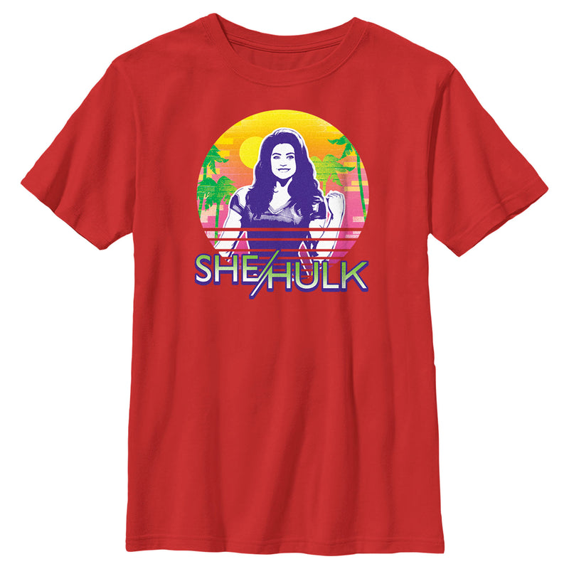 Boy's She-Hulk: Attorney at Law Sun & Muscles T-Shirt