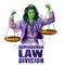 Men's She-Hulk: Attorney at Law SLD Super Strong Lawyer T-Shirt