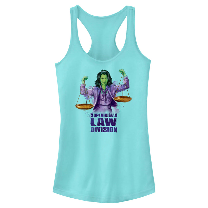 Junior's She-Hulk: Attorney at Law SLD Super Strong Lawyer Racerback Tank Top