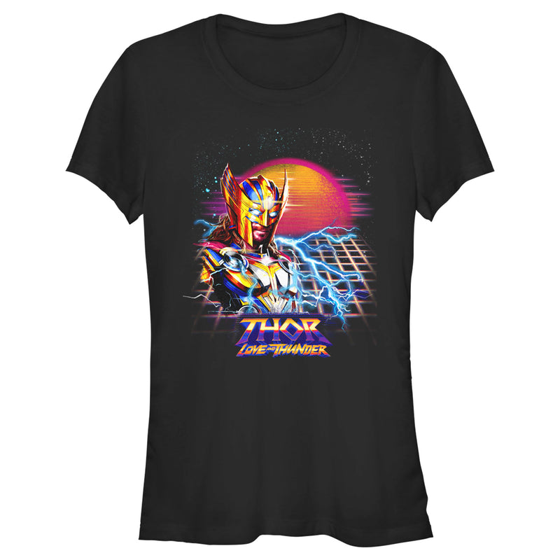 Junior's Marvel: Thor: Love and Thunder Retro Thor T-Shirt