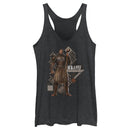 Women's Black Panther: Wakanda Forever Lord M'Baku Pattern Racerback Tank Top