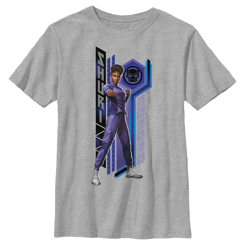 Boy's Black Panther: Wakanda Forever Shuri Pattern T-Shirt