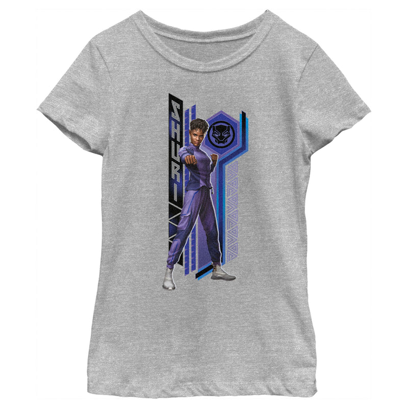 Girl's Black Panther: Wakanda Forever Shuri Pattern T-Shirt