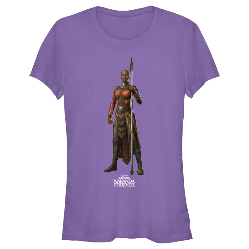 Junior's Black Panther: Wakanda Forever Okoye Standing Tall T-Shirt