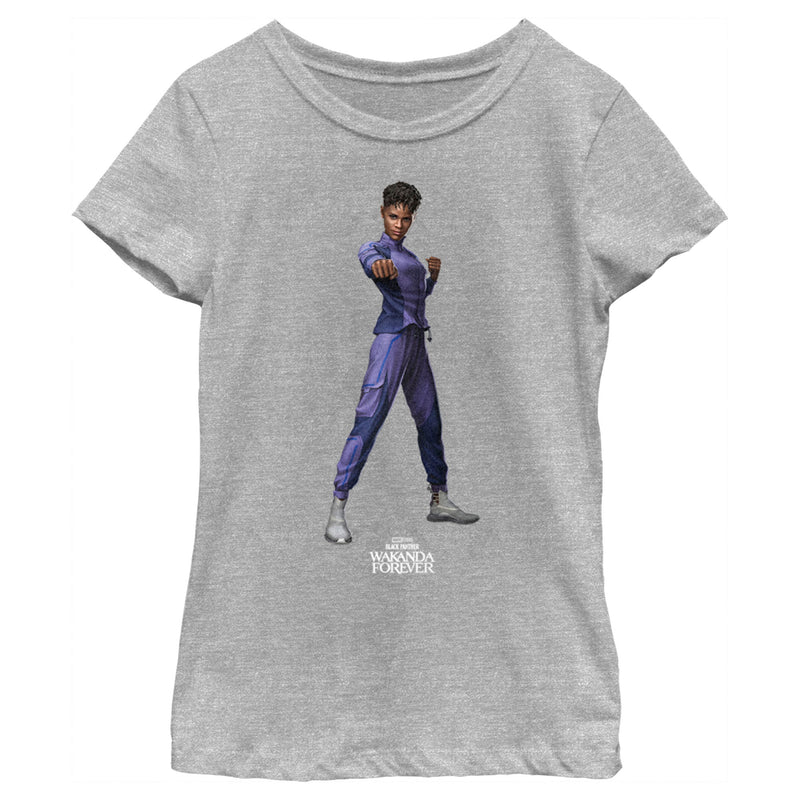 Girl's Black Panther: Wakanda Forever Shuri Action Pose T-Shirt