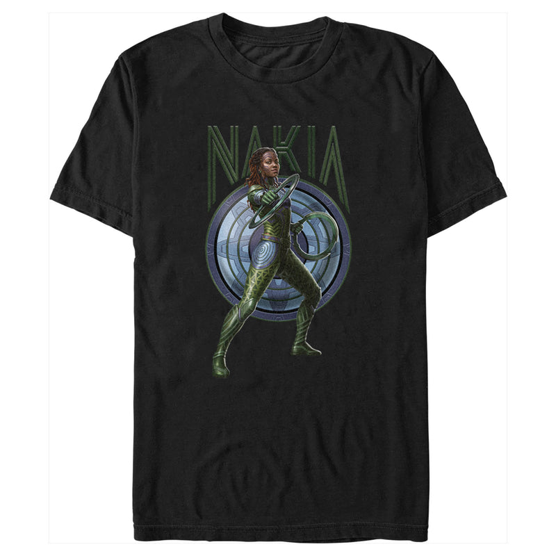 Men's Black Panther: Wakanda Forever Nakia Shield T-Shirt