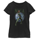 Girl's Black Panther: Wakanda Forever Nakia Shield T-Shirt