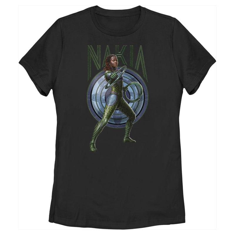 Women's Black Panther: Wakanda Forever Nakia Shield T-Shirt