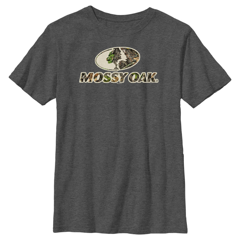 Boy's Mossy Oak Classic Camouflage Logo T-Shirt