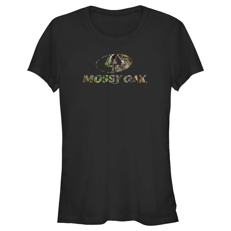 Junior's Mossy Oak Tree Filled Logo T-Shirt