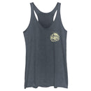 Women's Mossy Oak Small Shadow Grass Blades Logo Racerback Tank Top