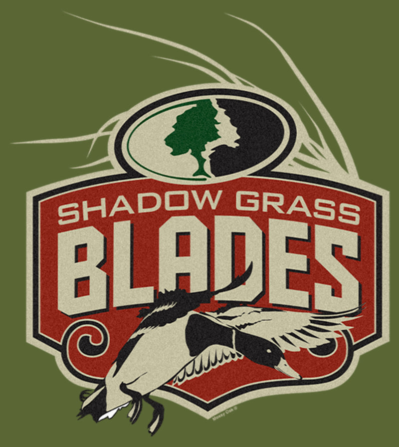 Men's Mossy Oak Color Shadow Grass Blades Logo T-Shirt