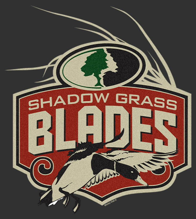 Men's Mossy Oak Color Shadow Grass Blades Logo T-Shirt