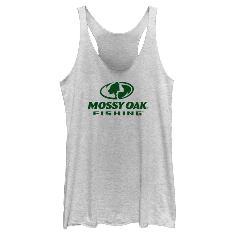 Women's Mossy Oak Fishing Logo Racerback Tank Top