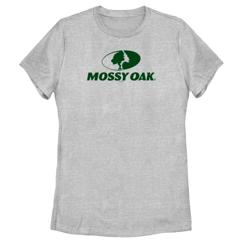 Women's Mossy Oak Forest Green Classic Logo T-Shirt