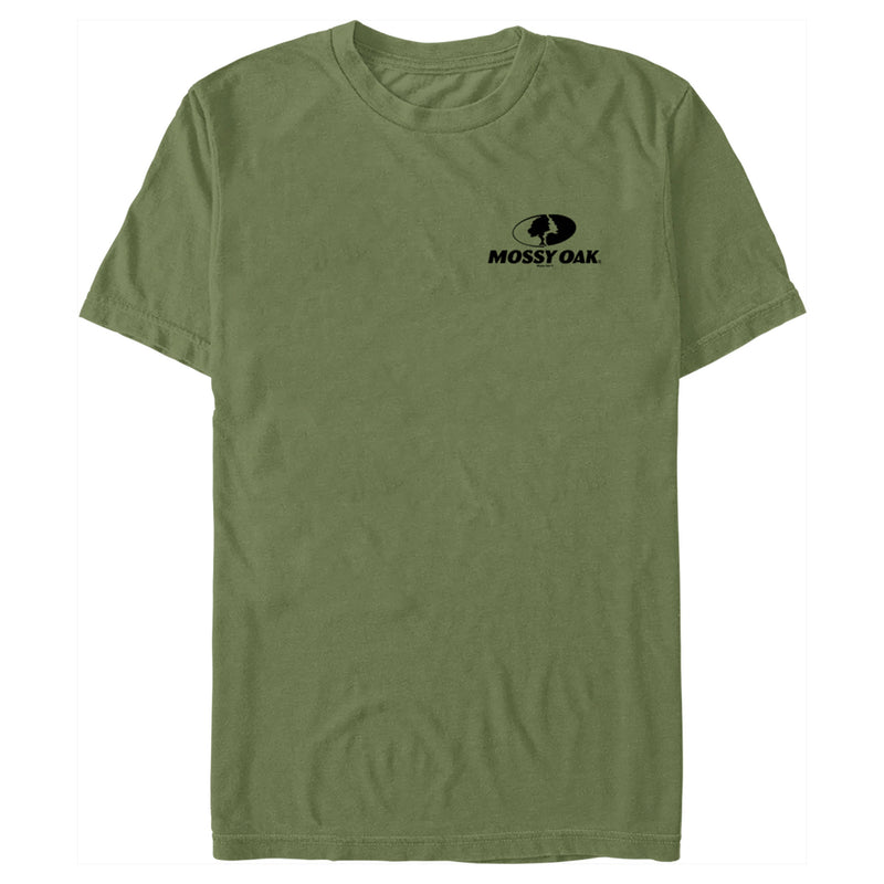 Men's Mossy Oak Small Black Classic Logo T-Shirt