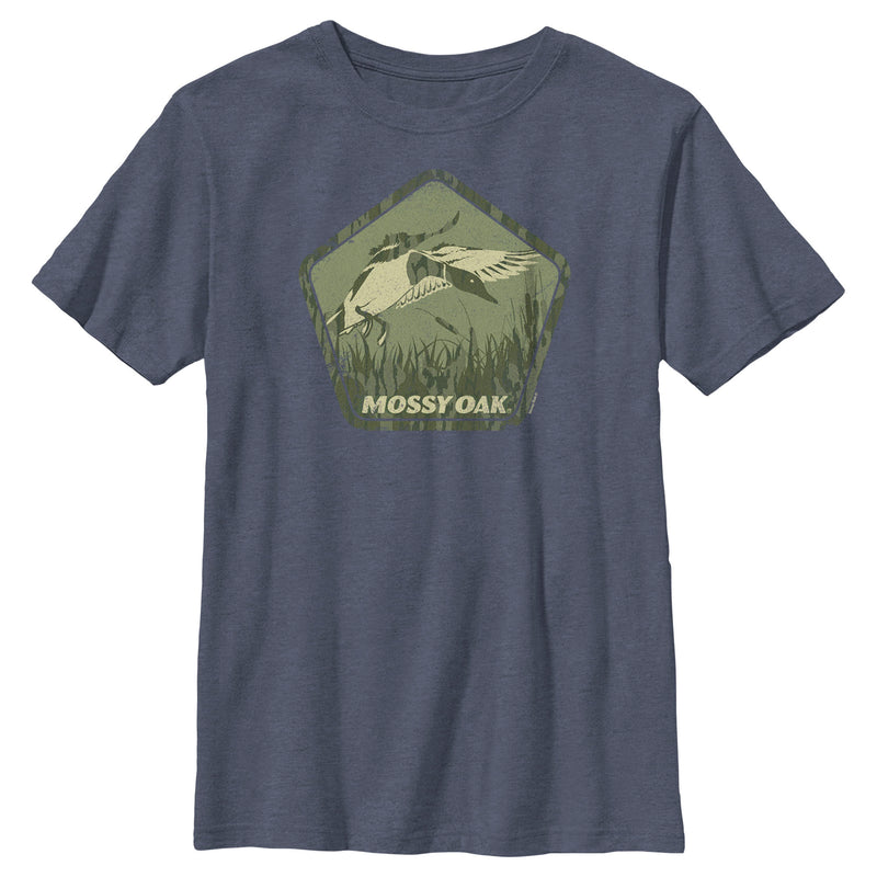 Boy's Mossy Oak Mallard Green Badge T-Shirt